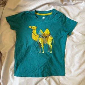 Tea Collection Teal and Yellow Camel Tee